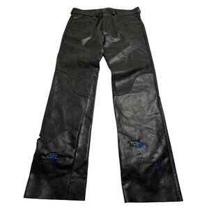 Anima Coated Stretch Denim in Black 897AM8